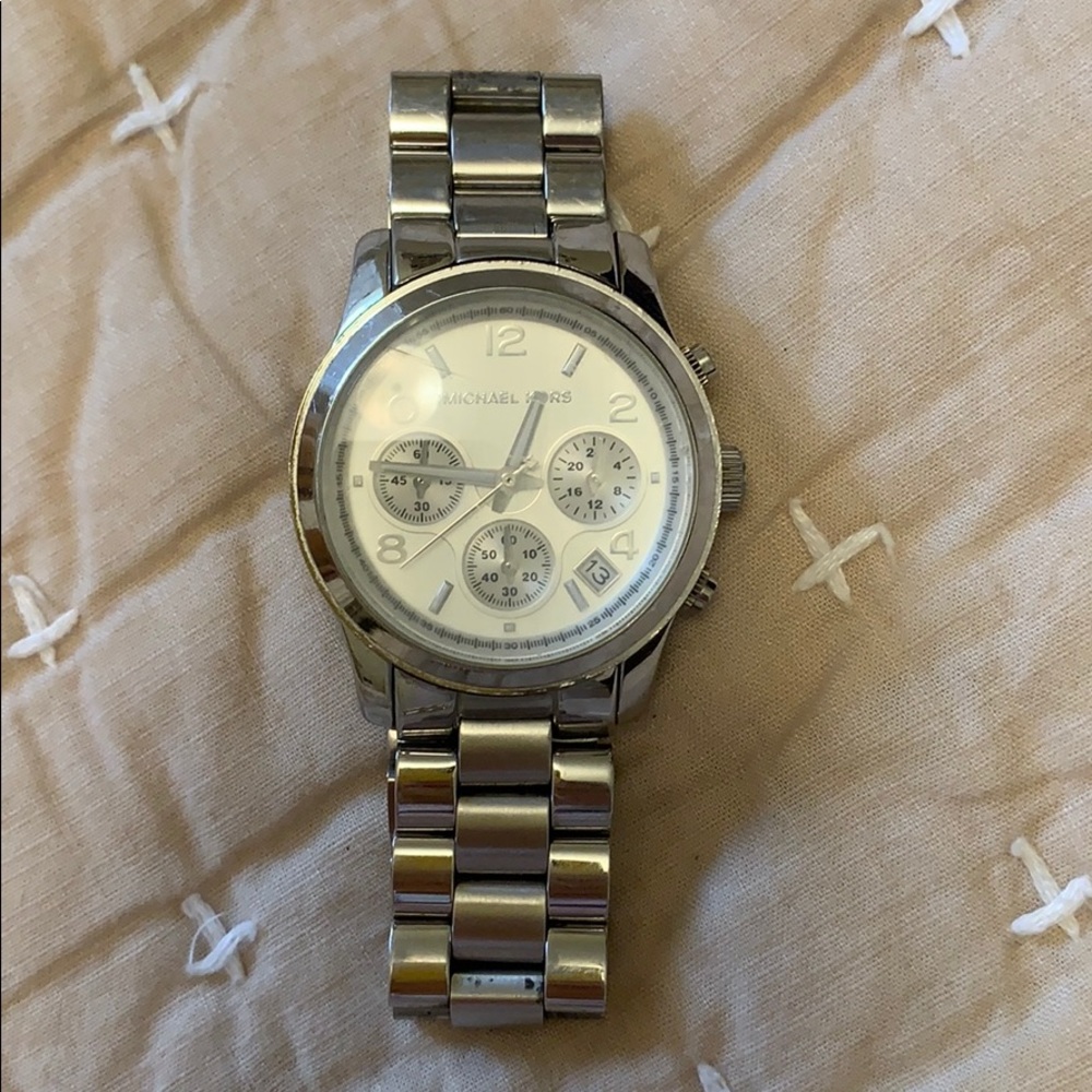 Silver Michael Kors watch